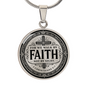 For we walk by faith, not by sight Necklace