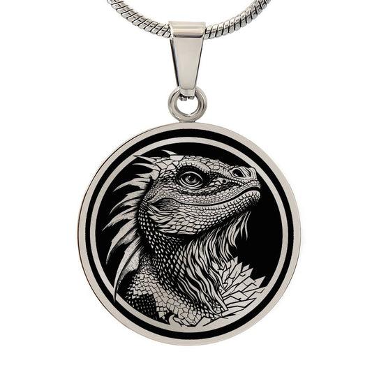 Personalized Bearded Dragon Necklace