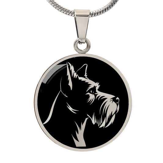 Personalized Schnauzer Necklace