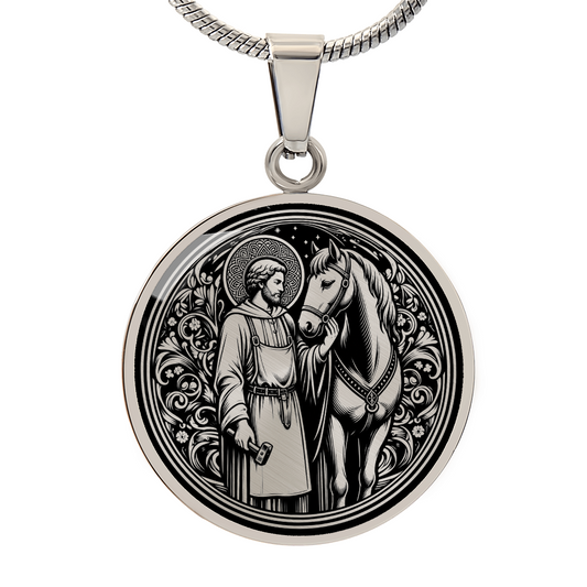 Saint Eligius Medal with Horse