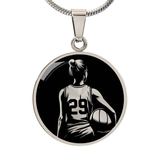 Personalized Basketball Necklace