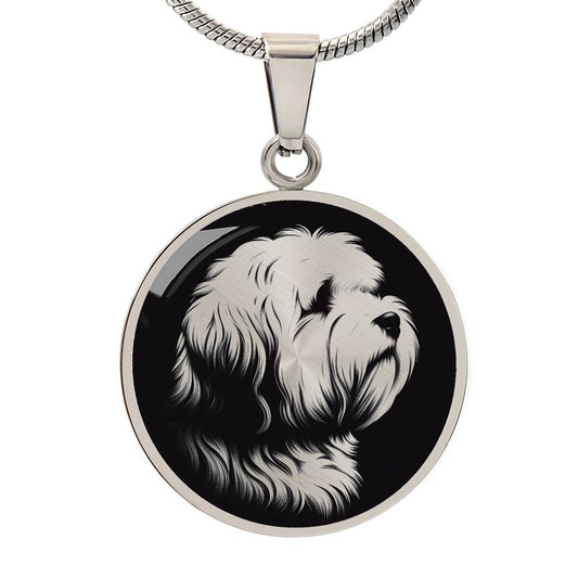 Personalized Coton De Tulear Necklace