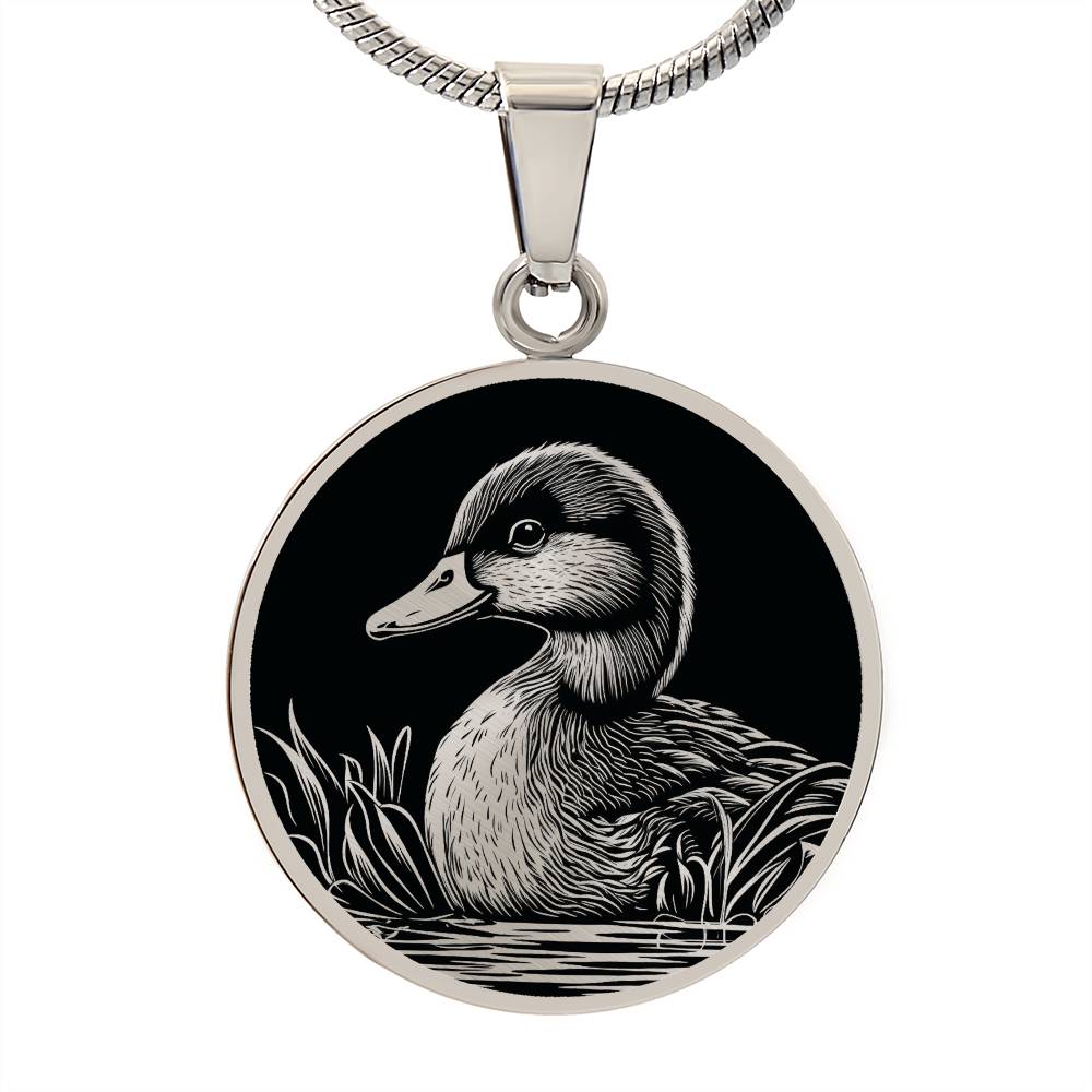 Personalized Duckling Necklace