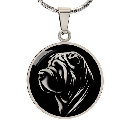 Personalized Shar Pei Necklace