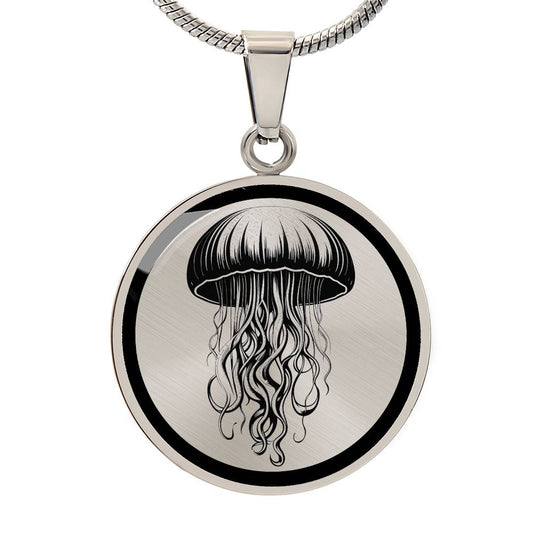 Personalized Jellyfish Necklace