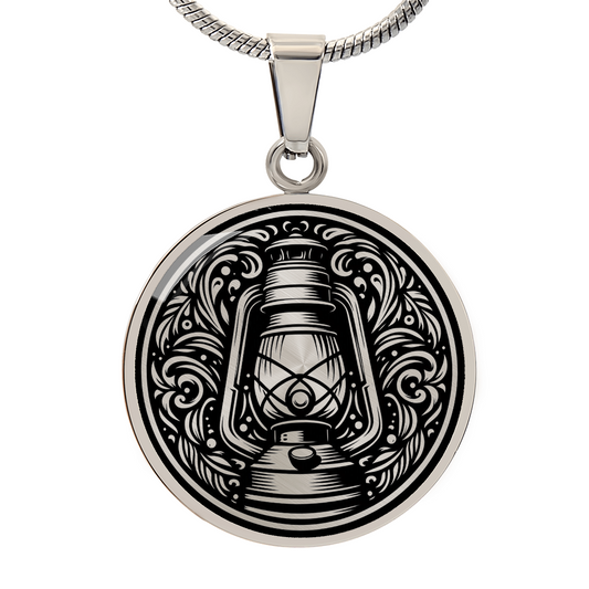 Camping Lantern Necklace