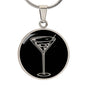 Personalized Martini Necklace