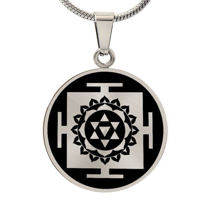 Bagalamukhi Yantra Necklace