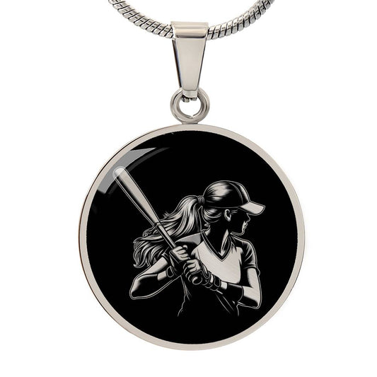 Softball Necklace