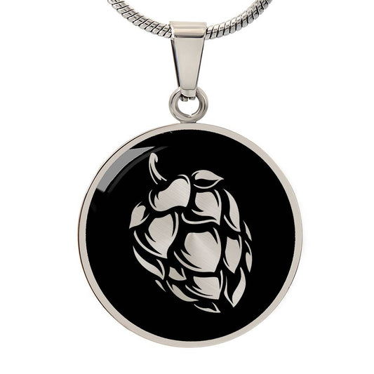 Personalized Beer Hop Necklace