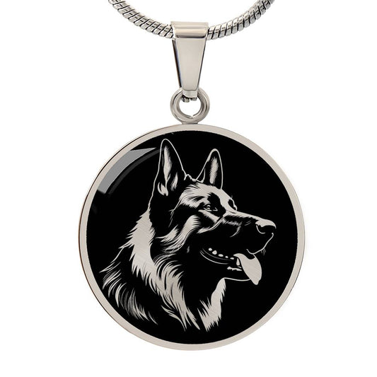 Personalized German Shepherd Necklace