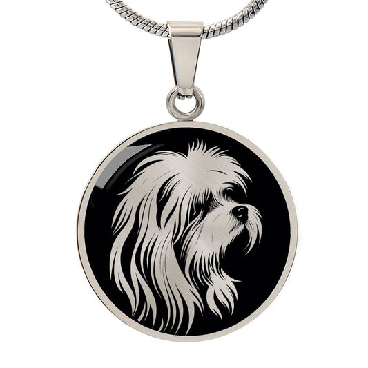 Personalized Maltese Necklace