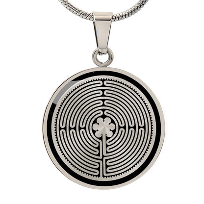 Personalized Labyrinth Necklace