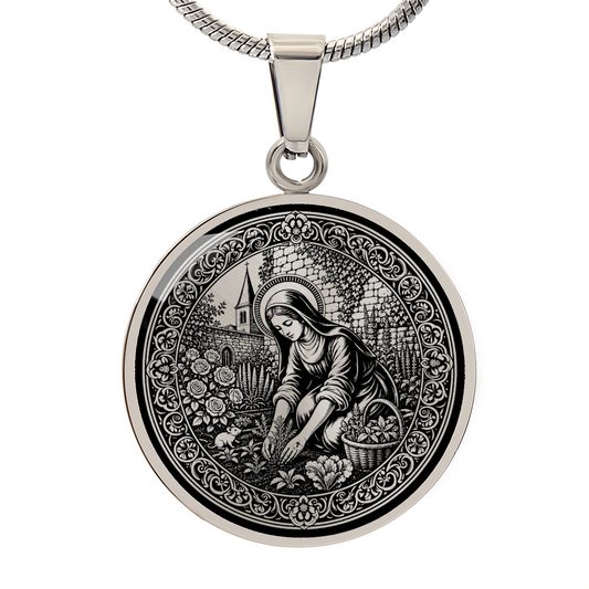 Saint Gertrude Medal - Gardening