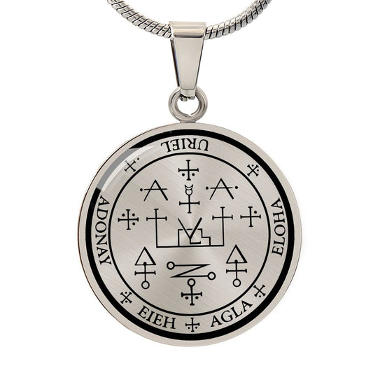 Personalized Archangel Uriel Sigil Necklace