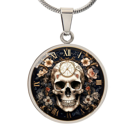 Personalized Memento Mori Necklace