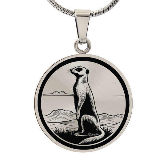 Personalized Meerkat Necklace