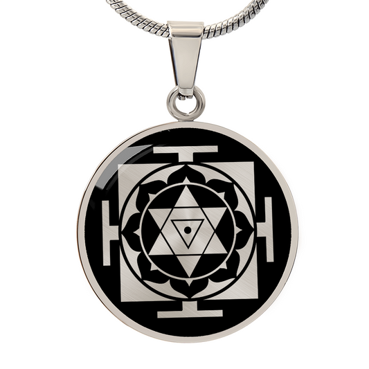 Dhumavati Yantra Necklace