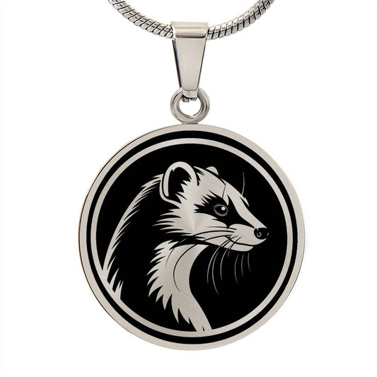 Personalized Ferret Necklace