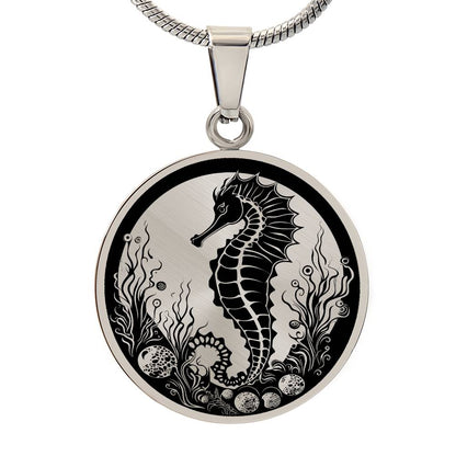 Personalized Seahorse Necklace