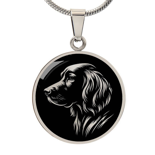 Personalized Irish Setter Necklace