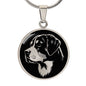 Personalized Greater Swiss Mountain Dog Necklace