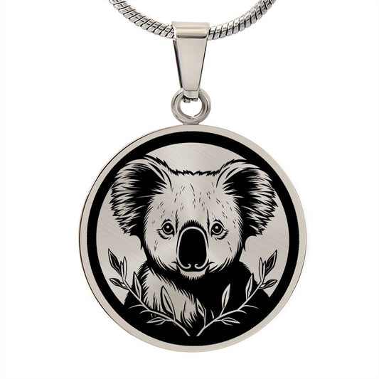 Personalized Koala Necklace