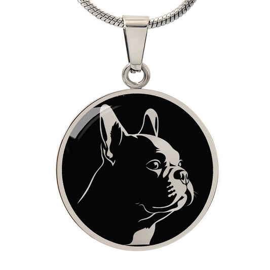 Personalized French Bulldog Necklace