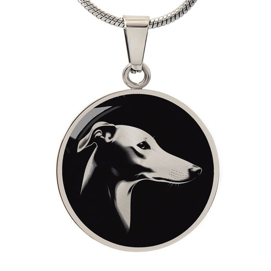 Personalized Greyhound Necklace
