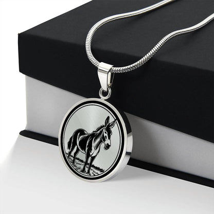 Personalized Donkey Necklace