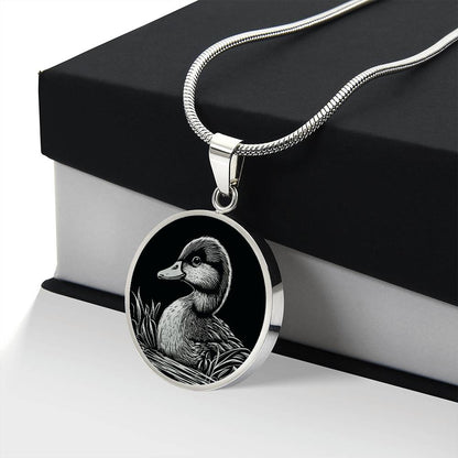 Personalized Duckling Necklace