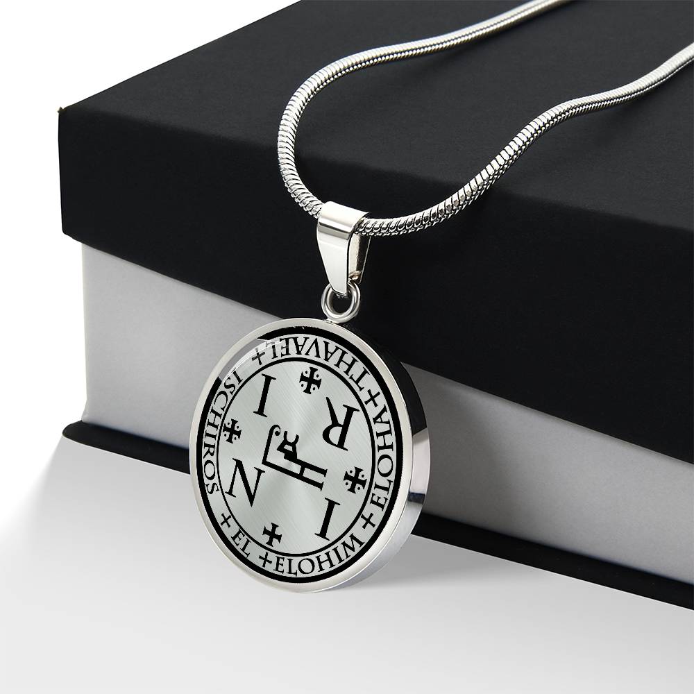 Personalized Archangel Thavael Sigil Necklace