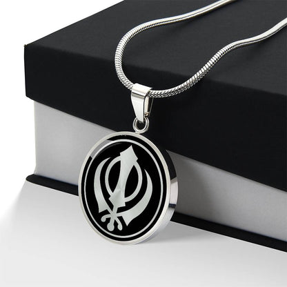 Personalized Khanda Necklace