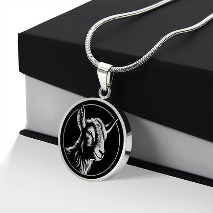 Personalized Baby Goat Kid Necklace