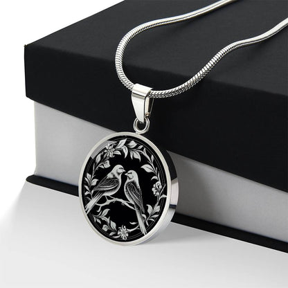 Personalized Love Bird Necklace