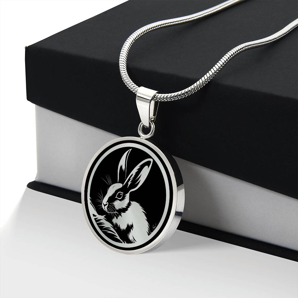 Personalized Bunny Necklace