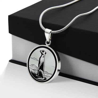 Personalized Meerkat Necklace