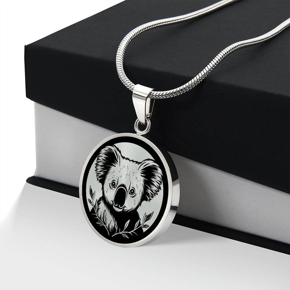 Personalized Koala Necklace