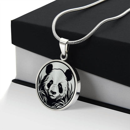 Personalized Panda Necklace