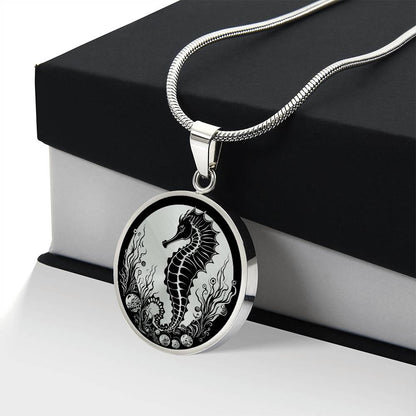 Personalized Seahorse Necklace