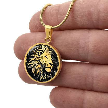 Personalized Lion Necklace