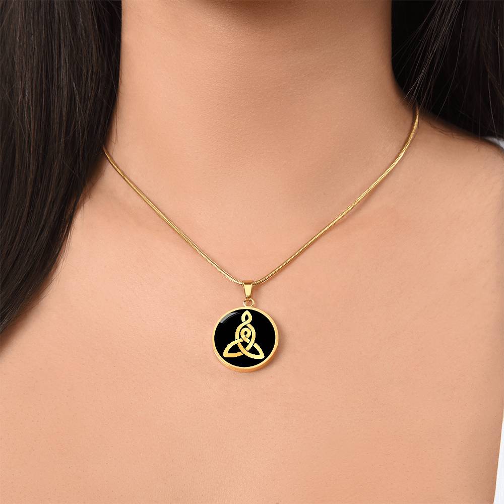 Mother Child Celtic Knot Necklace