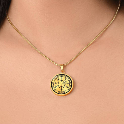 Personalized Archangel Zadkiel Sigil Necklace