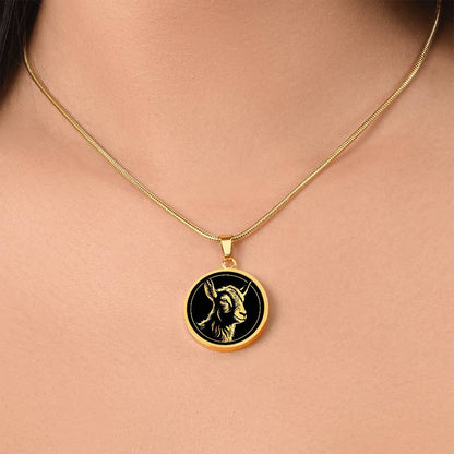 Personalized Baby Goat Kid Necklace