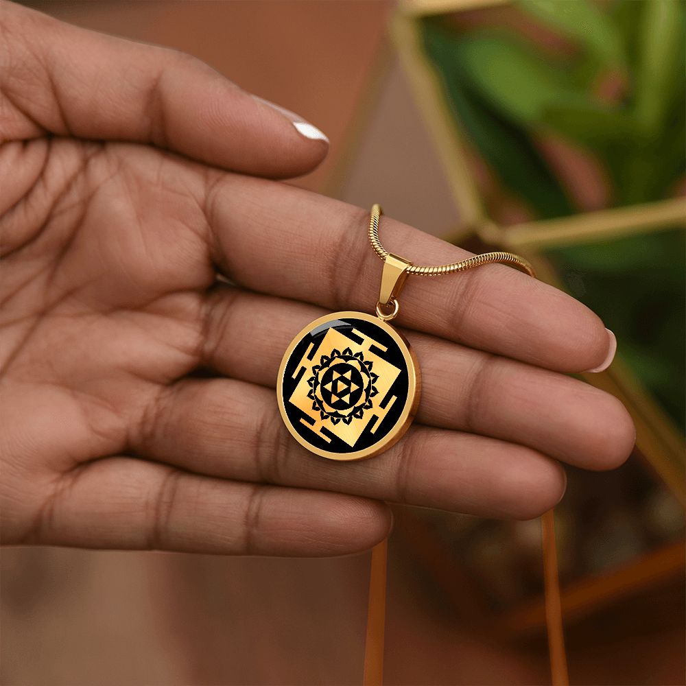 Bagalamukhi Yantra Necklace