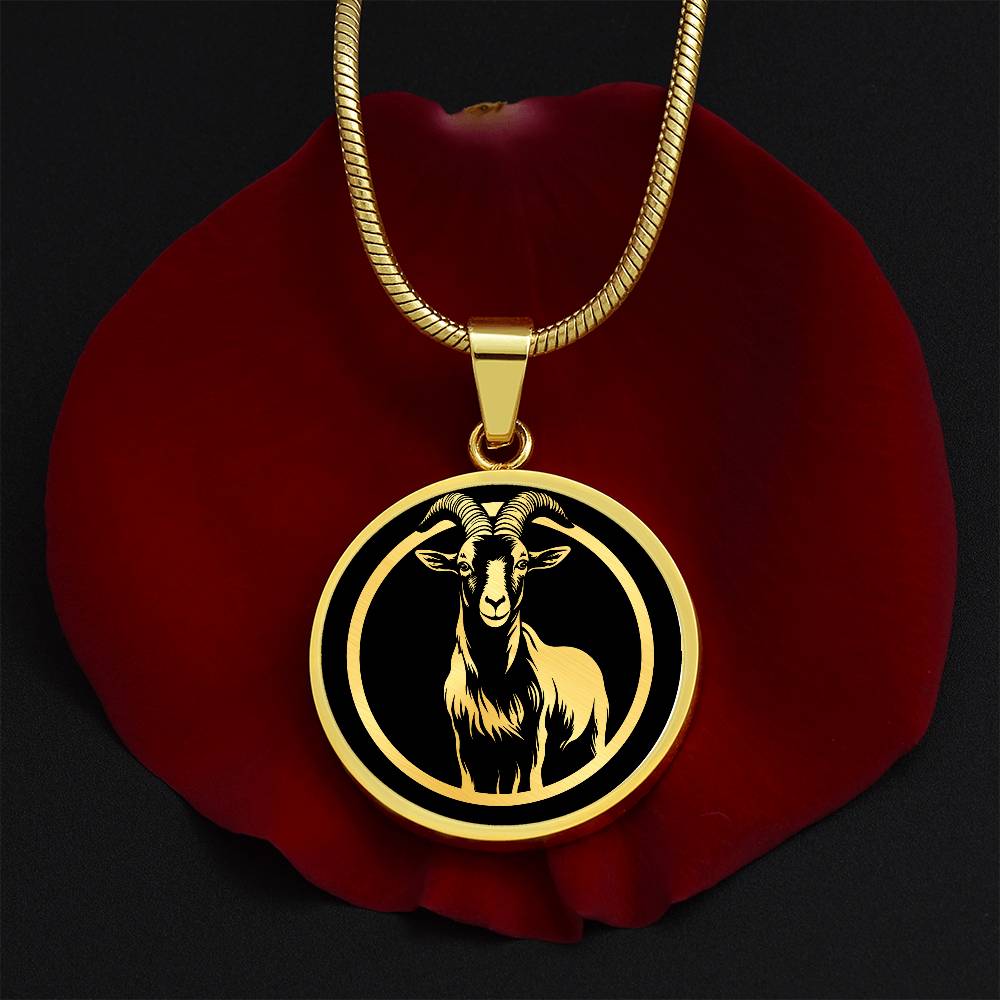 Personalized Goat Necklace