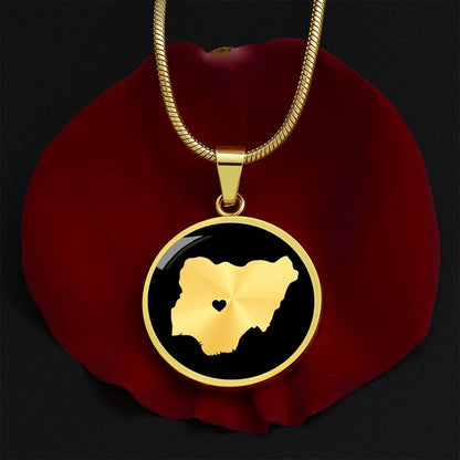 Nigeria Necklace - Nigeria Gift