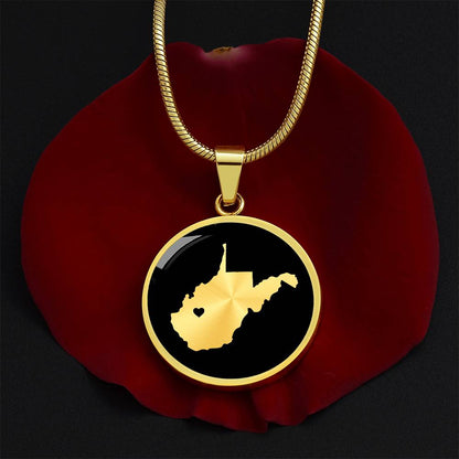 West Virginia Necklace - West Virginia Gift