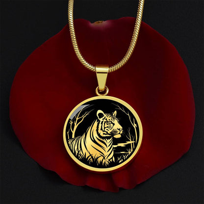 Personalized Tiger Necklace