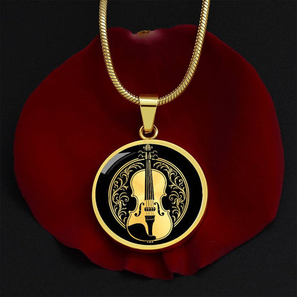 Personalized Violin Necklace